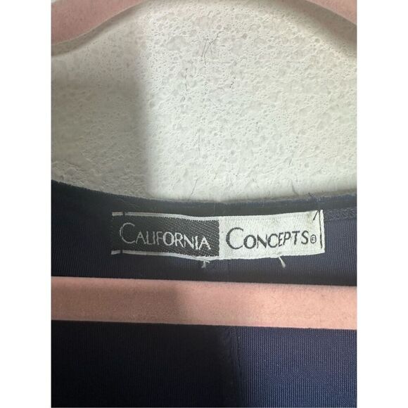 California Concepts Women’s Velour Sleeveless Maxi Dress Blue Size XL See Notes - Picture 3 of 15